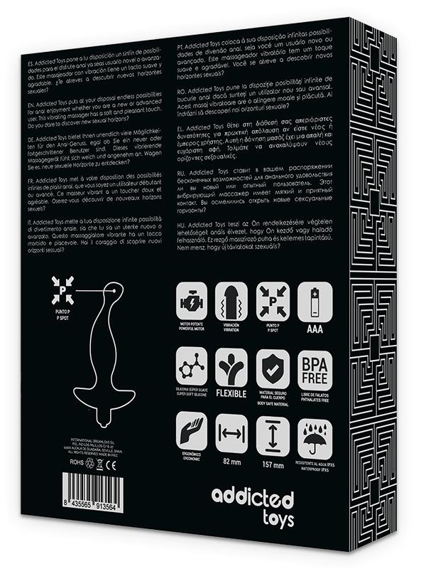 Addicted Toys - Massaggiatore Prostatico Nero