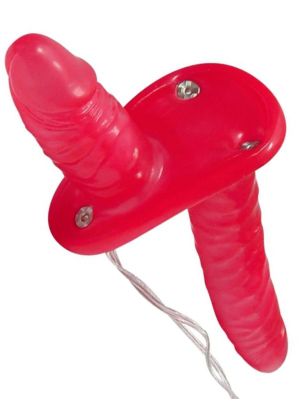 Bad Kitty Double Strap-On Rosso