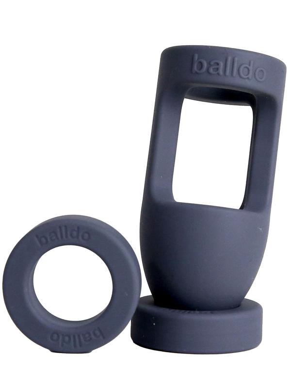Balldo - Dildo Testicolare Grigio