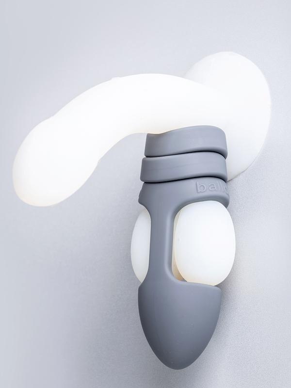 Balldo - Dildo Testicolare Grigio