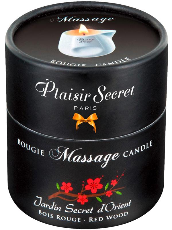 Candela da Massaggio 80ml Legno Rosso