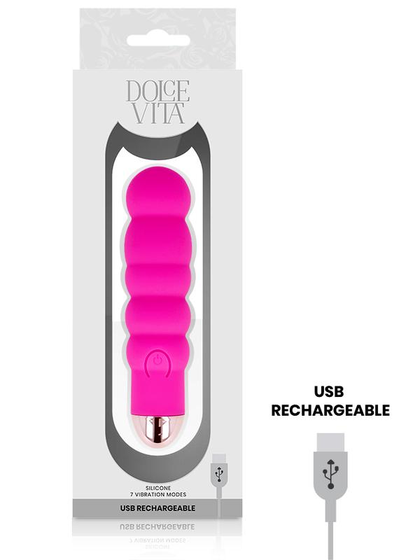 Dolce Vita - Vibratore Ricaricabile Rosa