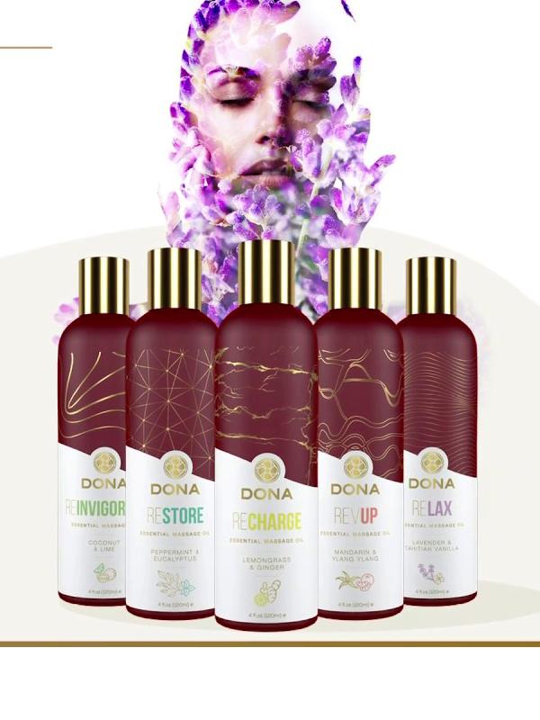 Dona - Essential Massage Oil Re-Charge 120ml Citronella Zenzero