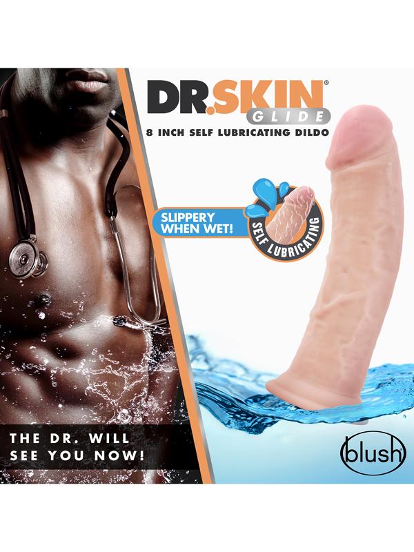 Dr. Skin - 8inch Self Lubricating Dildo