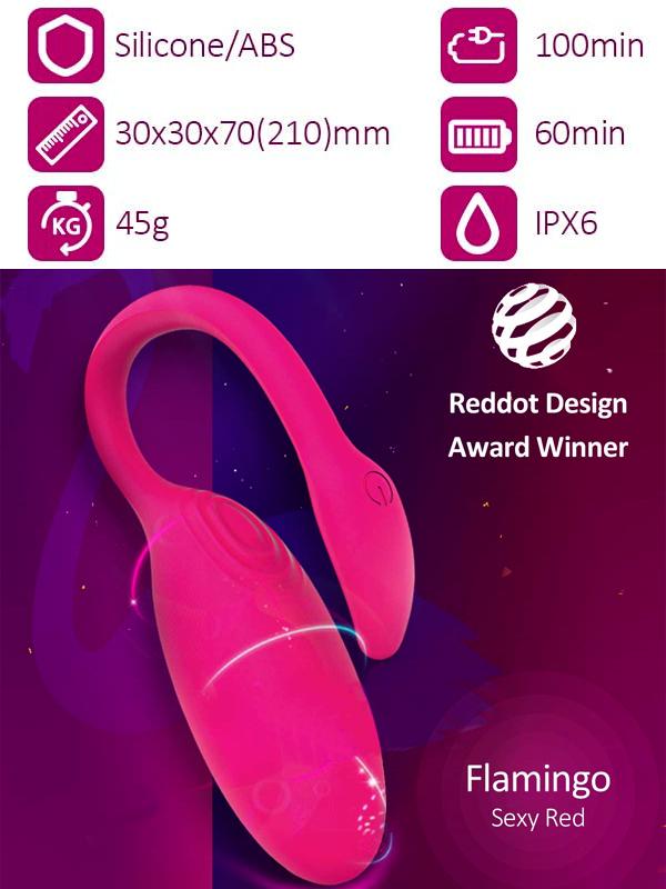 Fenicottero Vibrating Bullet Fucsia