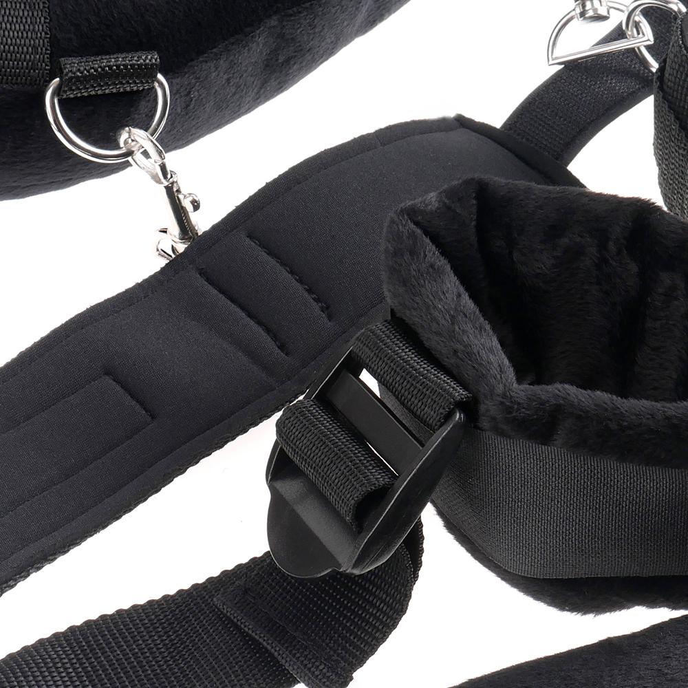 Fetish Fantasy - Position Master con Manette Nero Elasticizzato