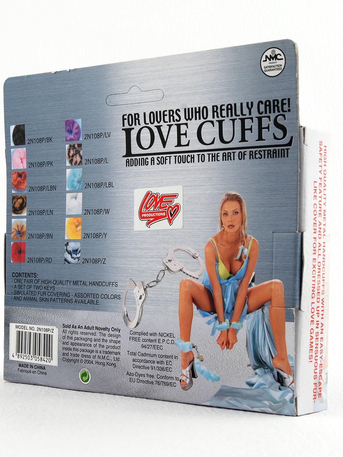 Manette Peluche Love Cuffs Nero