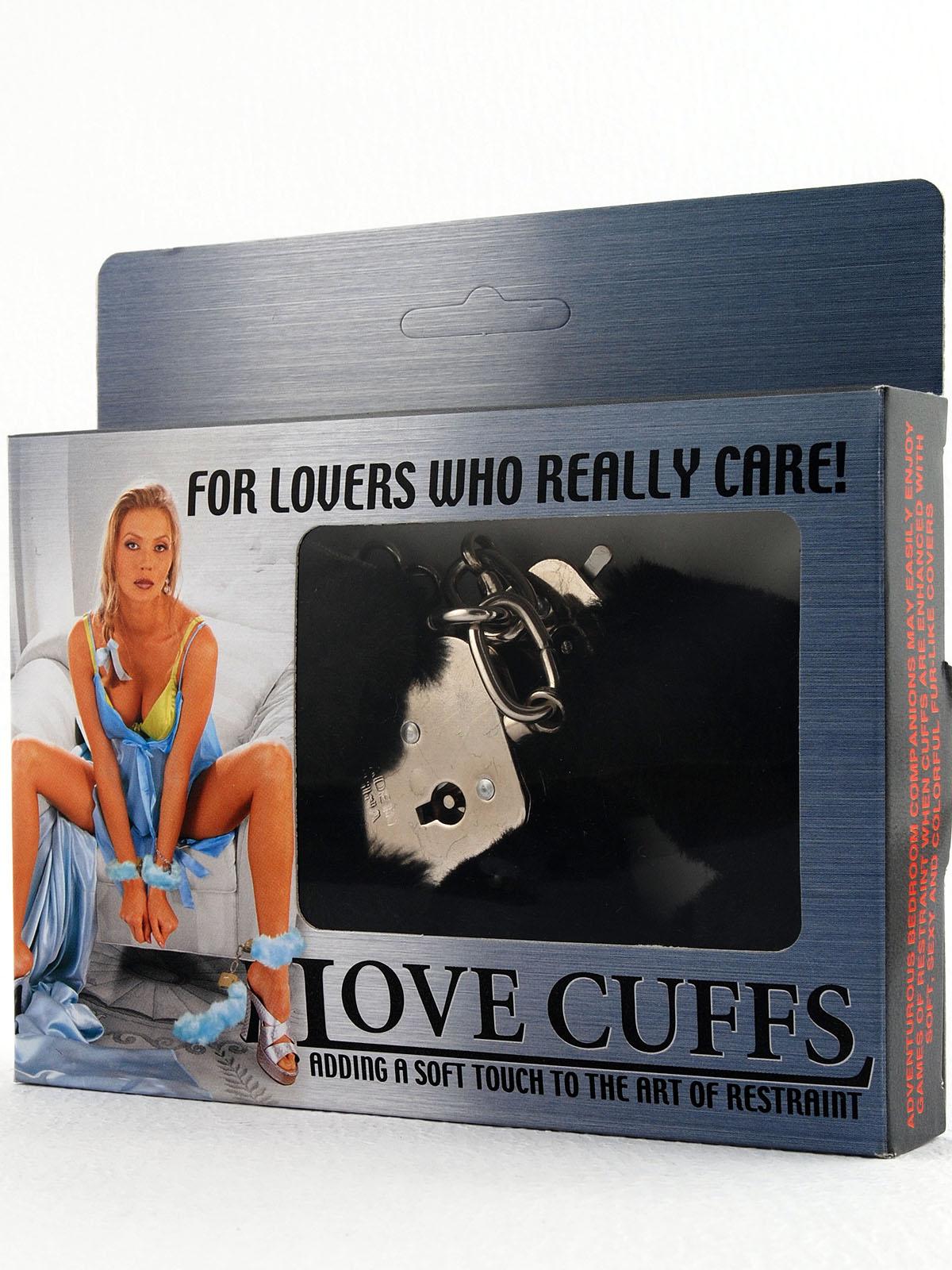 Manette Peluche Love Cuffs Nero