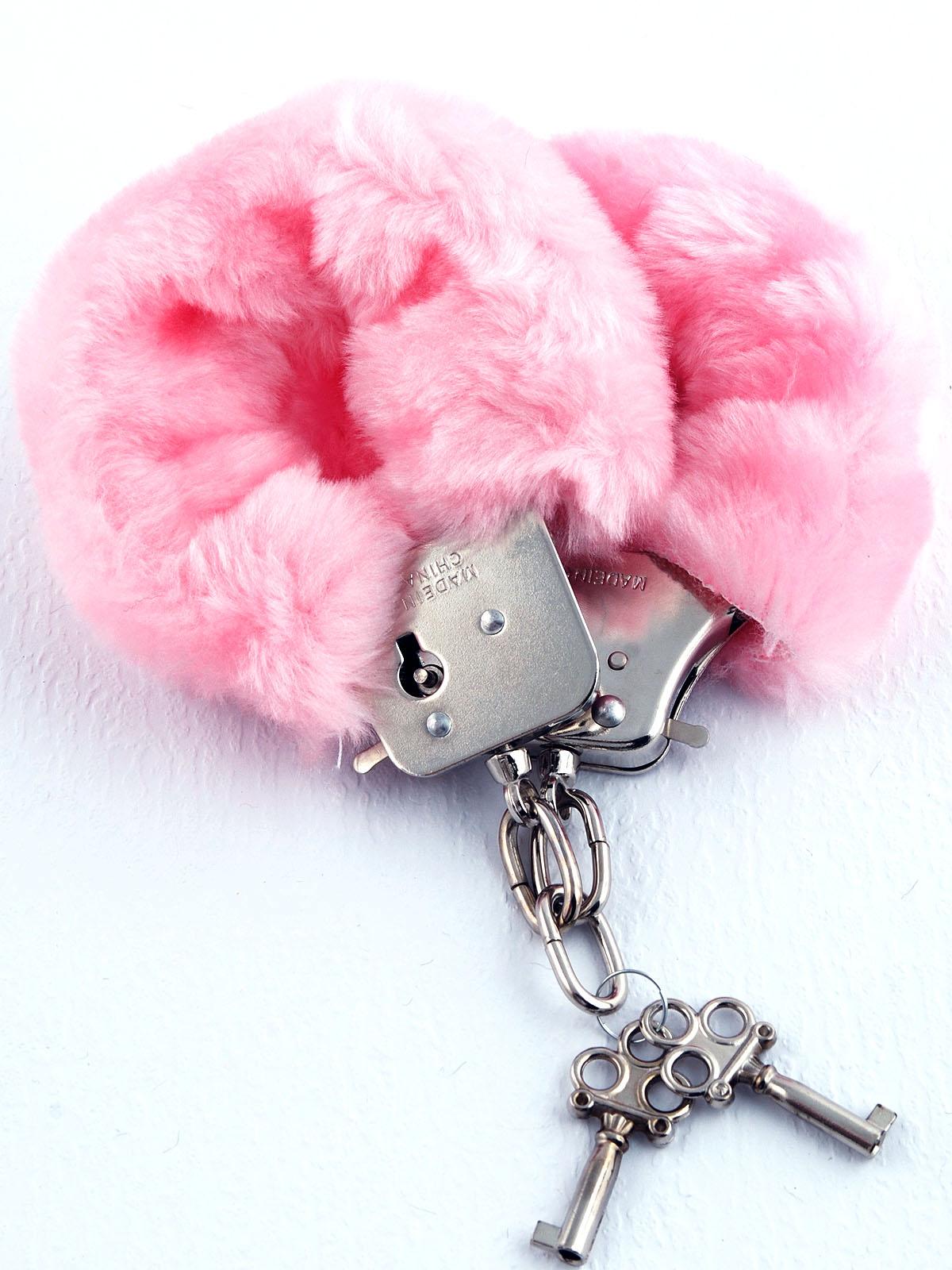 Manette Peluche Love Cuffs Rosa
