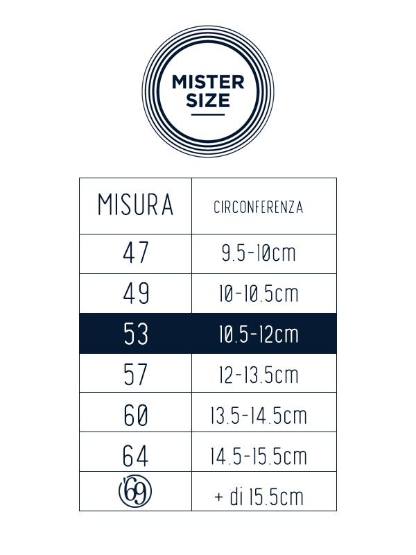 Mister Size - Profilattici 3pz 53