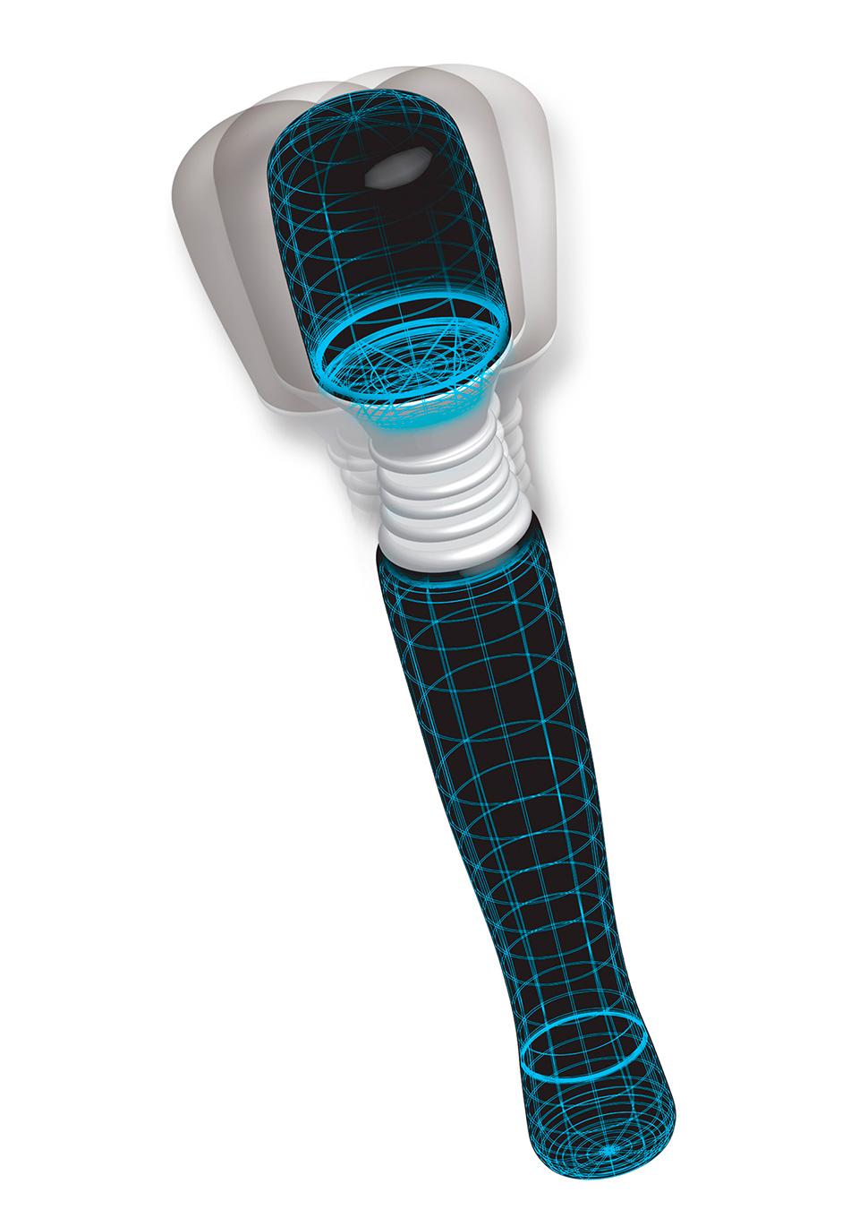 PipeDream - Mini Wanachi Waterproof Massager Nero