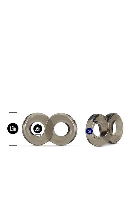 Stay Hard - Cock Ring + Ball Strap Nero
