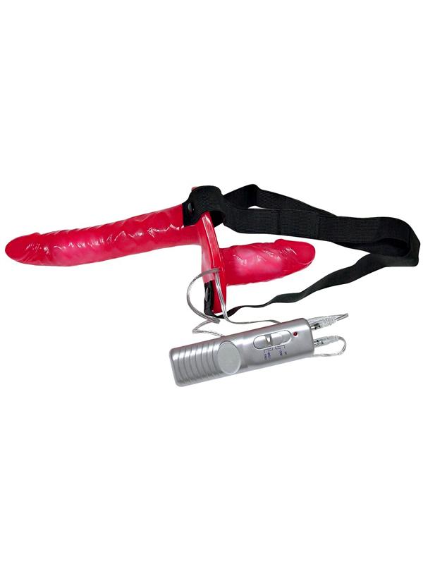 Bad Kitty Double Strap-On Rosso