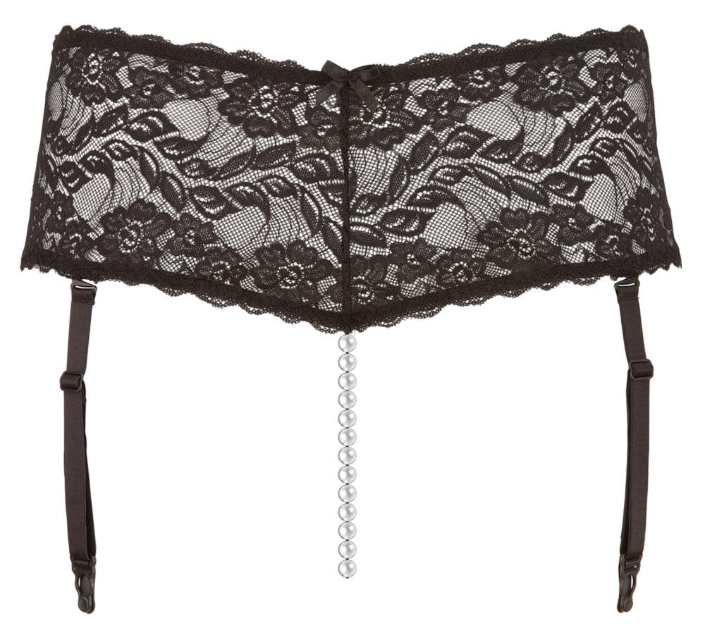 Cottelli - Slip con filo di perle Nero Pizzo