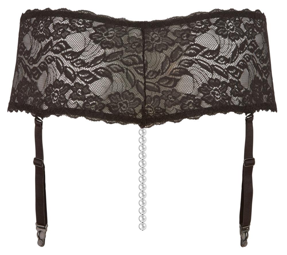 Cottelli - Slip con filo di perle Nero Pizzo