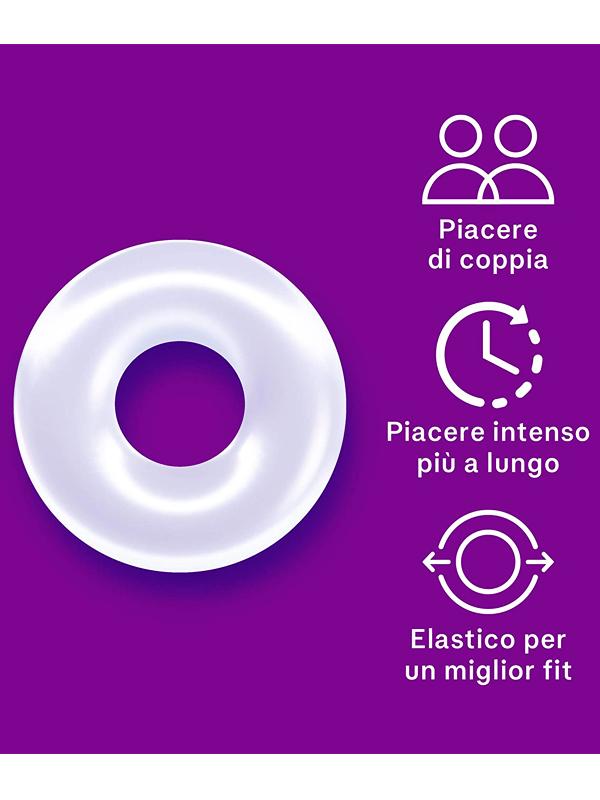 Durex pleasure ring Bianco