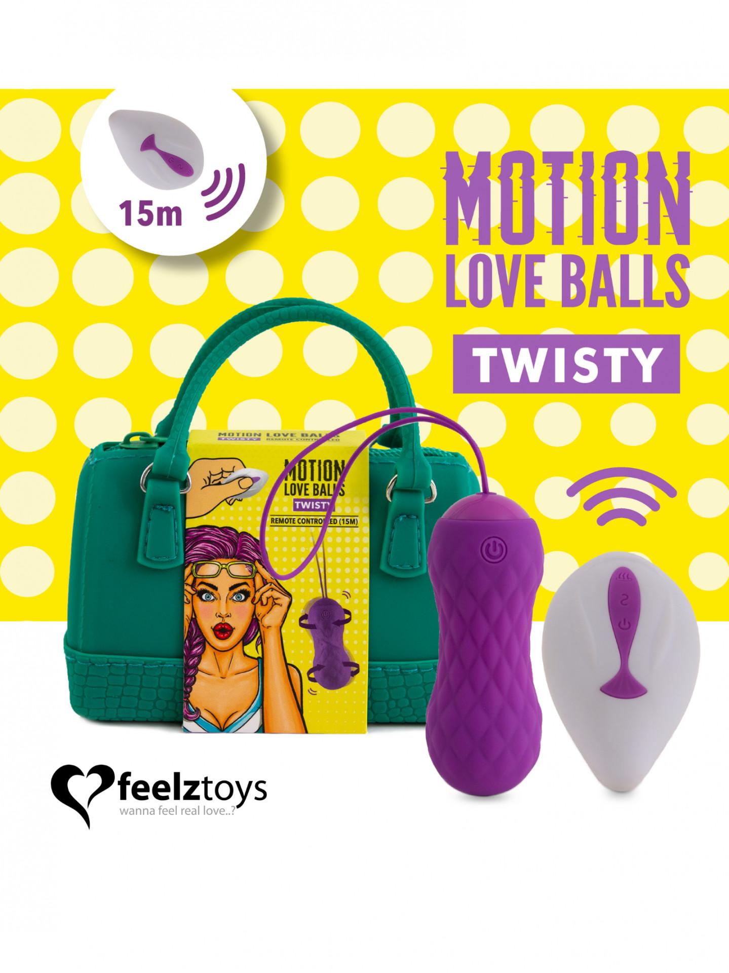 FeelzToys - Motion love balls Twisty Viola