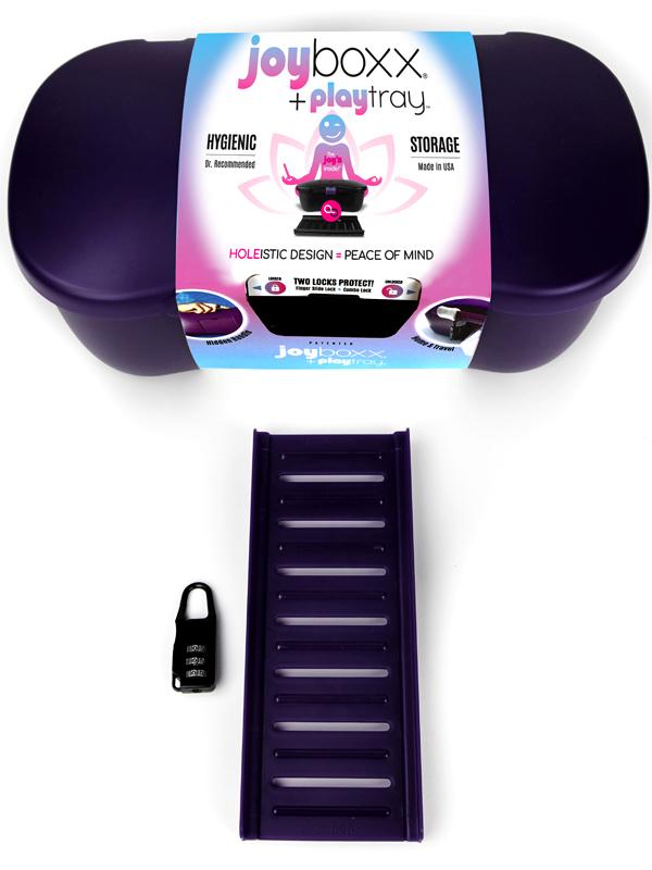 JoyBoxx - Contenitore igienico Viola