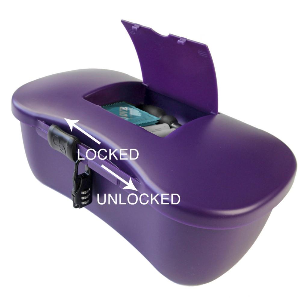 JoyBoxx - Contenitore igienico Viola