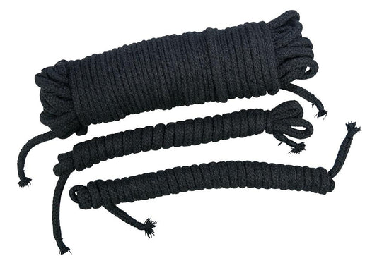 Kit Corde Bondage 3pz Nero