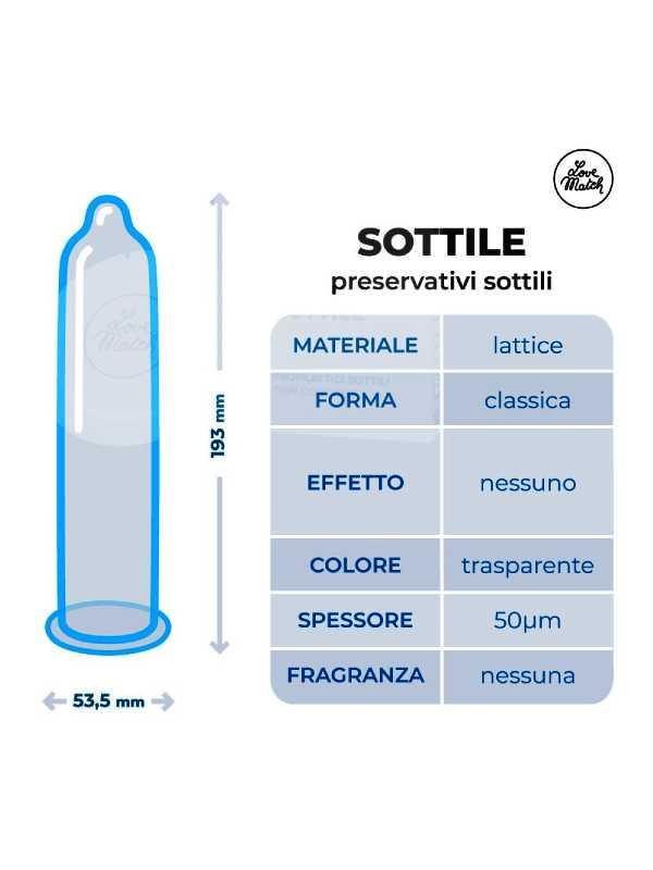 Love Match - Profilattici Sottili - 6pz