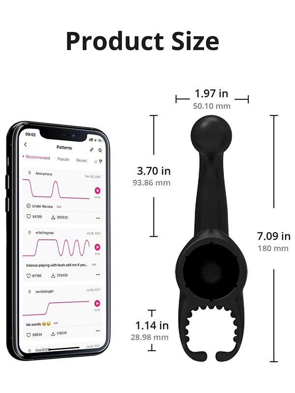 Lovense - Domi - Accessorio per Uomo Nero