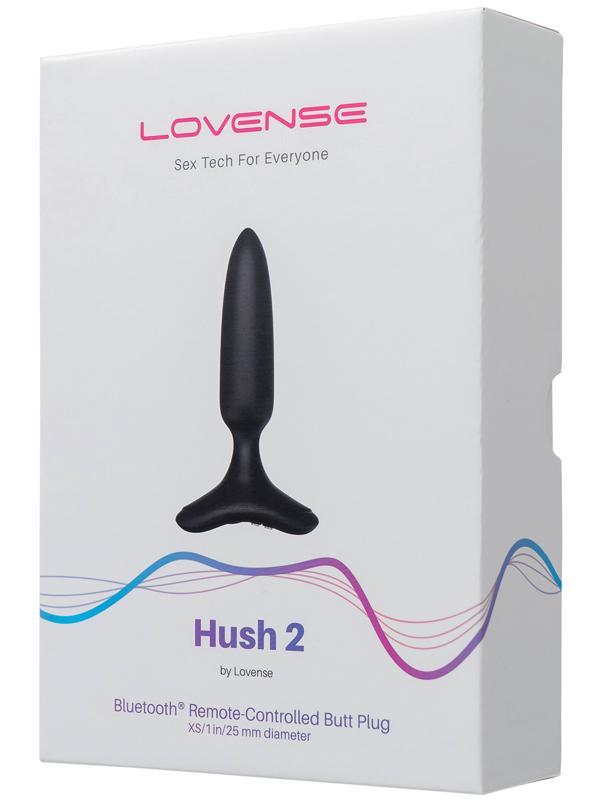 Lovense - Hush 2 Butt Plug Nero