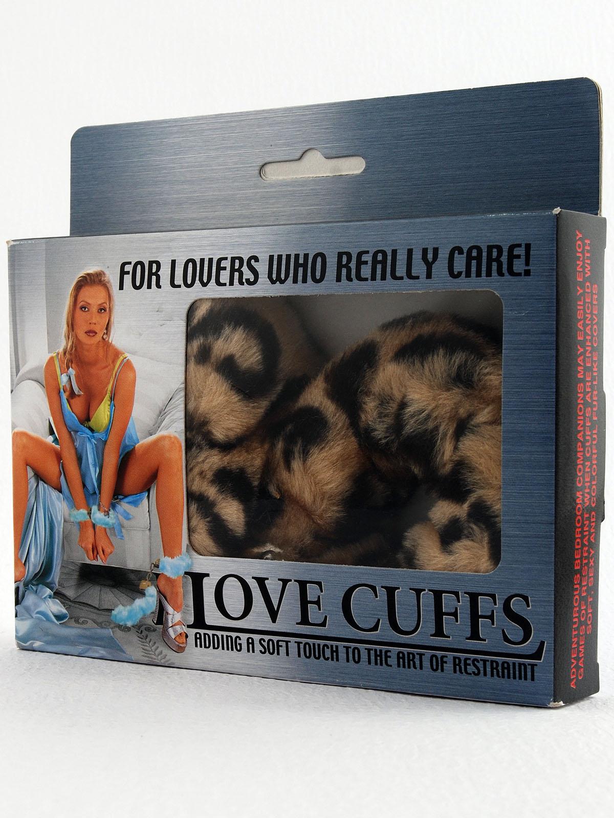 Manette Peluche Love Cuffs Leopardato