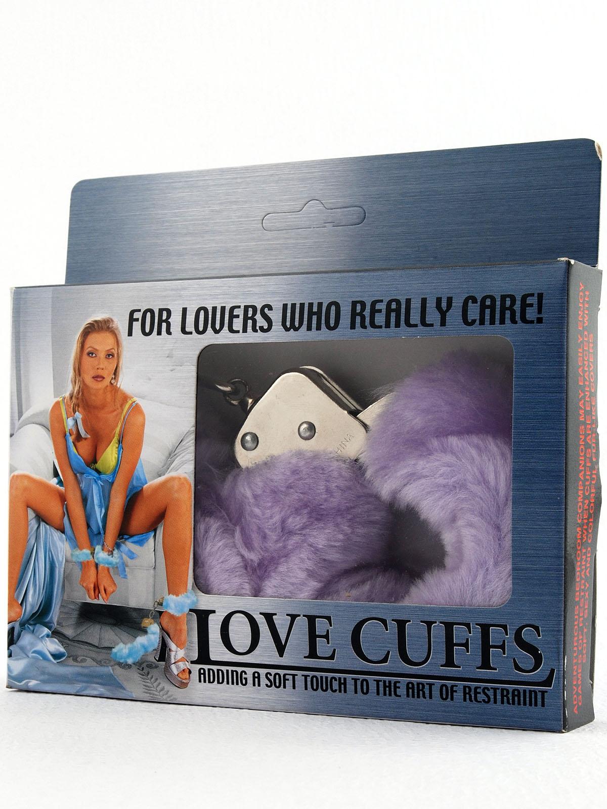 Manette Peluche Love Cuffs Viola