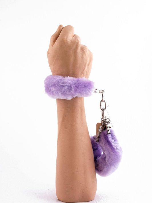 Manette Peluche Love Cuffs Viola