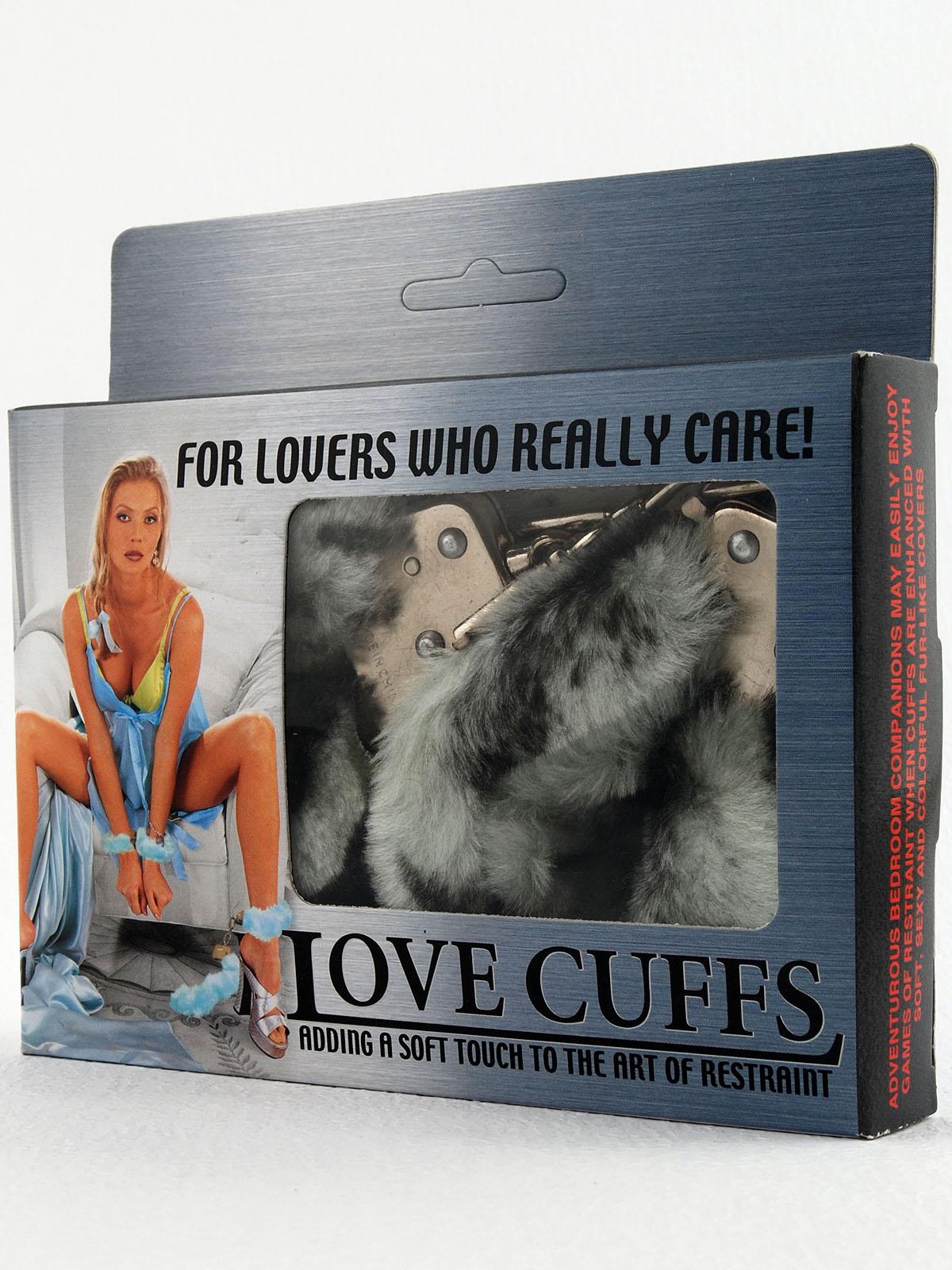 Manette Peluche Love Cuffs Zebrato