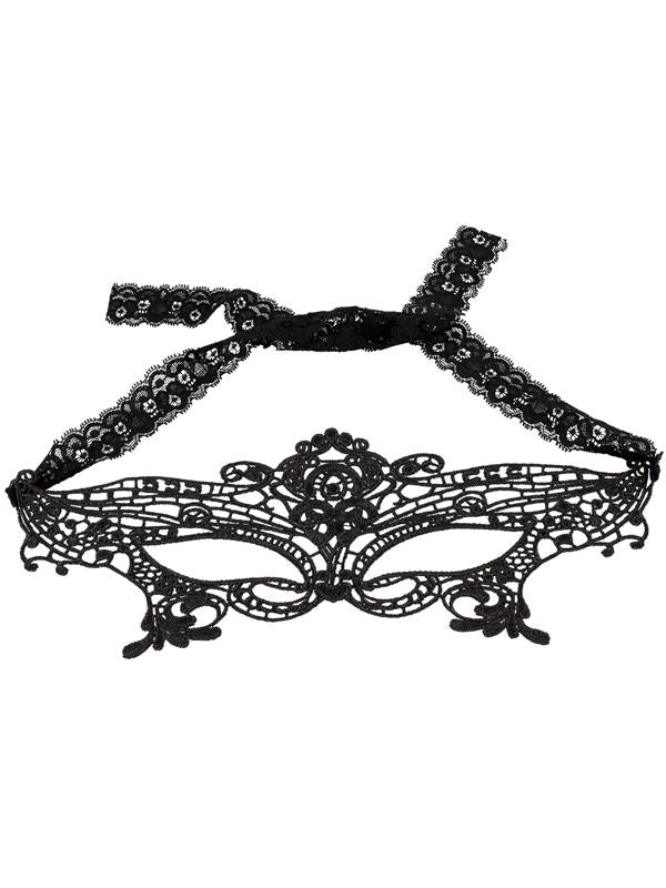 Maschera Ricamata 03 Nero Pizzo