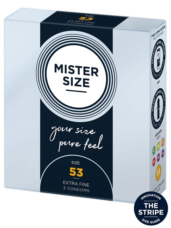 Mister Size - Profilattici 3pz 53