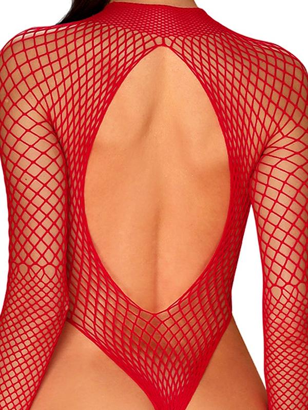 Obsessive - B126 Teddy Nylon Rosso
