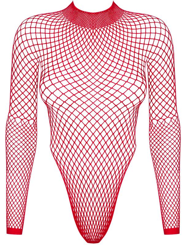 Obsessive - B126 Teddy Nylon Rosso