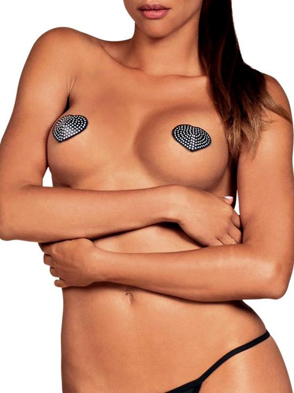 Obsessive - Copricapezzoli Cuore Nero