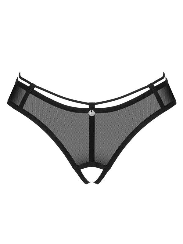 Obsessive - Perizoma Aperto Nylon Nero