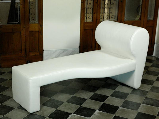 Panca Kissme Bianco Pelle