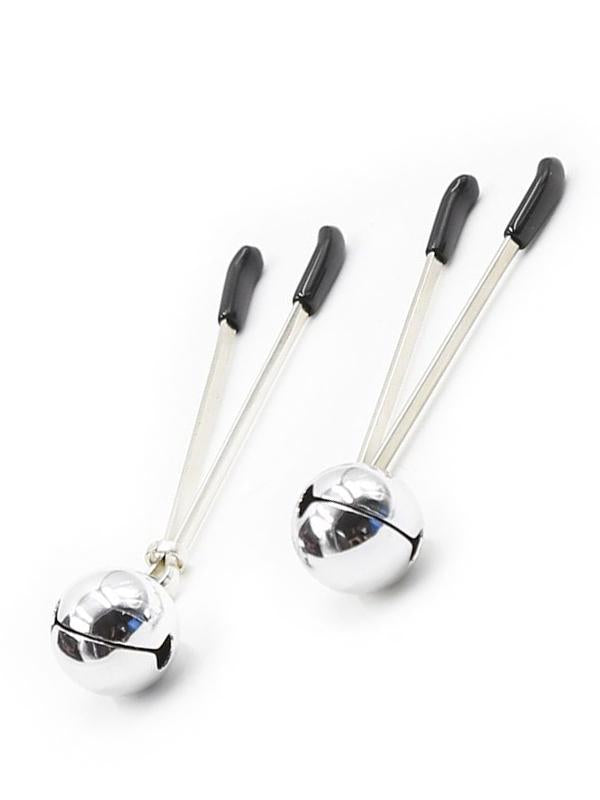 Pinzette Capezzoli con Campanellino Argento