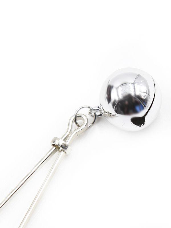 Pinzette Capezzoli con Campanellino Argento