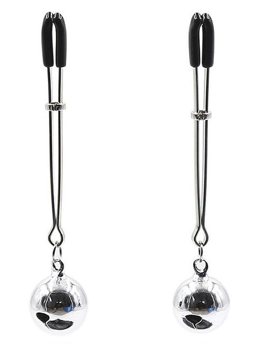 Pinzette Capezzoli con Campanellino Argento