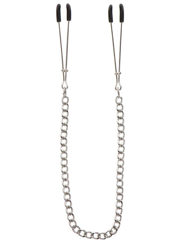 Pinzette Capezzoli con Collanina Argento