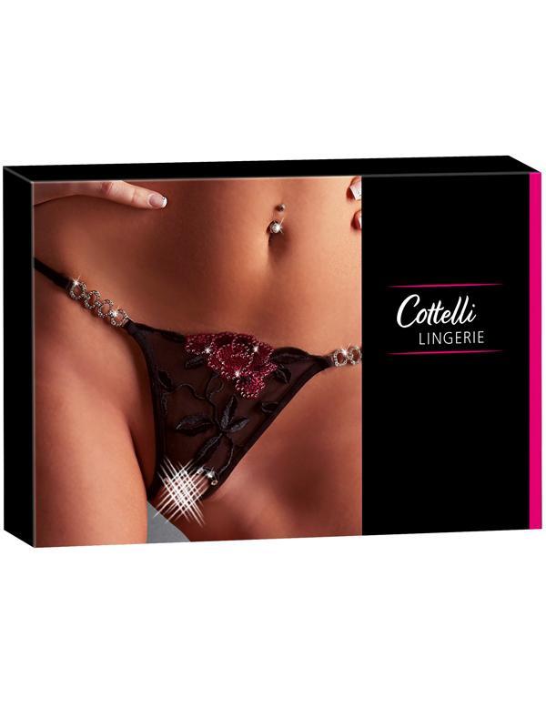 Riostring Aperto con Rosa Nero Pizzo
