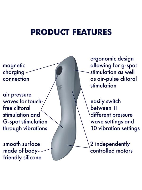 Satisfyer - Curvy Trinity 3 Grigio