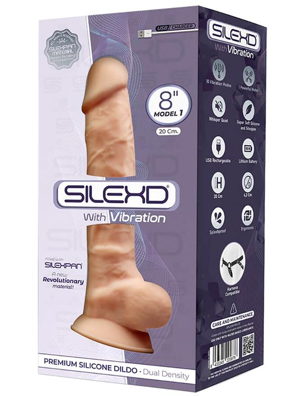 Silexd - Dildo Vibrante Carne