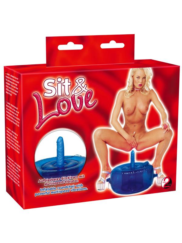 Sit e Love Cuscino Gonfiabile Blu