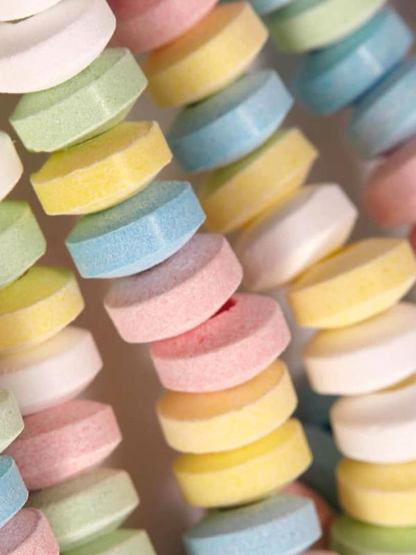 Slip Caramelle Commestibile Vari Colori