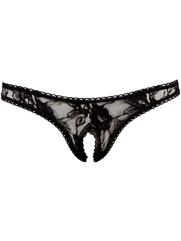 Tanga Rio Aperto Nero Pizzo