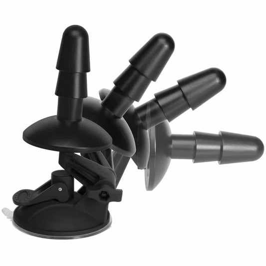 Vac-U-Lock - Attacco a ventosa Deluxe Nero